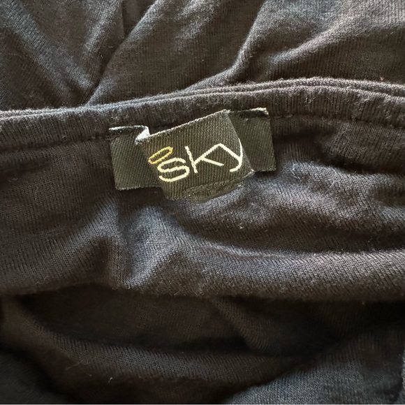 Y2k Sky Brand Rhinestone Necklace Halter Tunic Top Party Holiday Fun - Picture 10 of 10